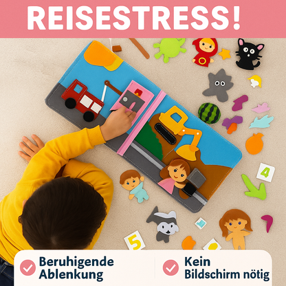 Playsori™ Storybook – Montessori Filzbuch (Quiet Book) für Kinder ab 3 Jahren – Titelbild