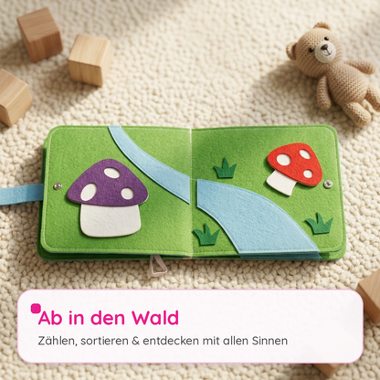 Playsori™ Storybook – Themenseite mit beweglichen Filz-Elementen